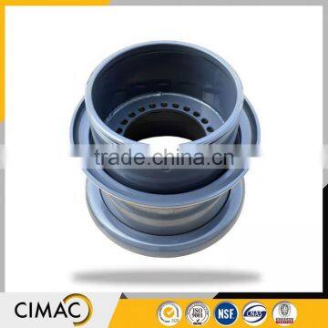 China wholesale rubber solid metal wheel