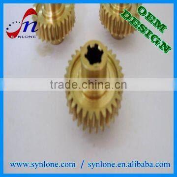 OEM brass copper precision casting gear parts