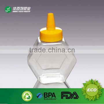 2016 high quality empty clear squeeze bottle for honey