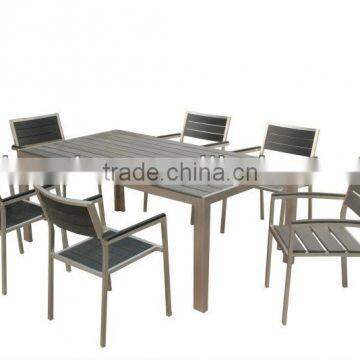 Brushed Aluminum Table,Polywood Table