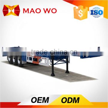 High quality 40ft container flatbed trailer truck with 3 axles