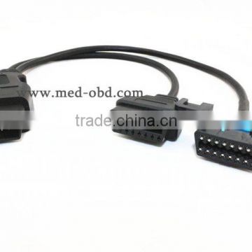 Y OBD2 Connector Cable Universal Underdash Adapter