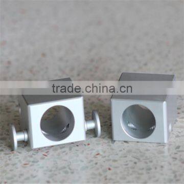 CNC machining parts black anodised Aluminum parts with silk printing