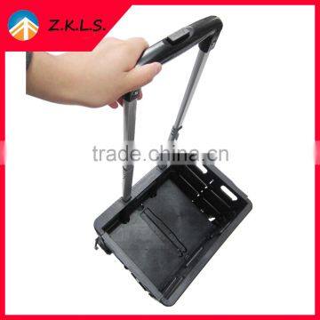Collapsible Plastic PP Black Hand Luggage Trolley photo-2