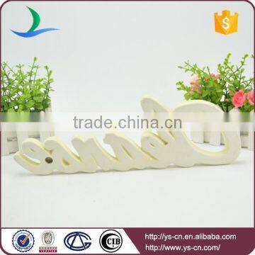 Letter Shape Ceramic Sign Board for Decoration photo-4