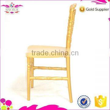 2015 New Design Sinofur Transparent Yellow Resin Napoleon Chair photo-3