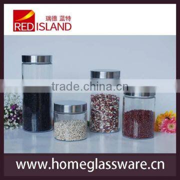 Wholesale Glass food storage Jar for dinnerware