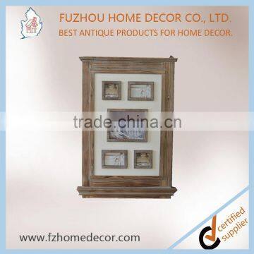 2016 New Style Antique Wooden Wall Shelf With Photo Frame & Hangers photo-6
