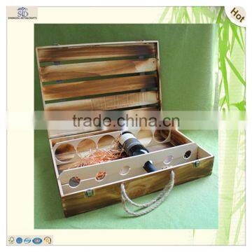 Custom Pine Fruit Vegetables Wine Beer Wooden Box photo-5