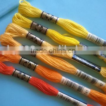 Wholesale cotton threads cross stitch thread for embroidery