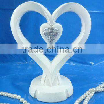 Heart Shape With Cross Cake Decoration Cake Topper Wedding Souvenirs