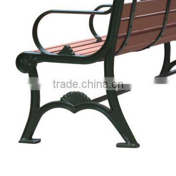 Cast Iron Legs Outdoor Wooden Bench photo-5