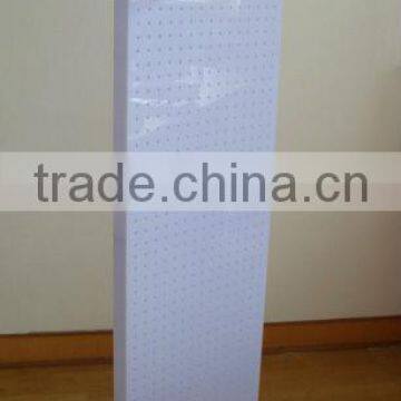 Plastic pegboard display stand