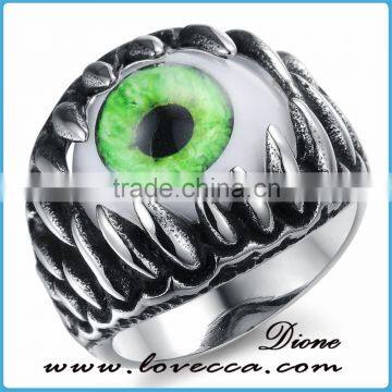 Cheap Finger Spikes Stainless Steel Ring Eyeball Jewelry photo-3