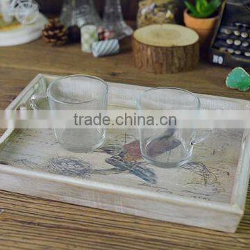 European Rural Style Zakka Wooden Tray photo-2