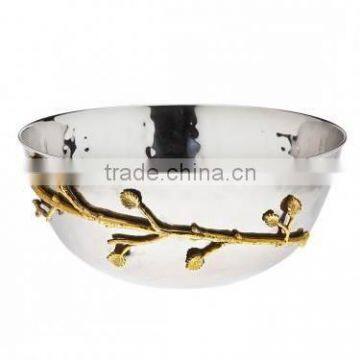 new fancy modern centerpiece metal bowl