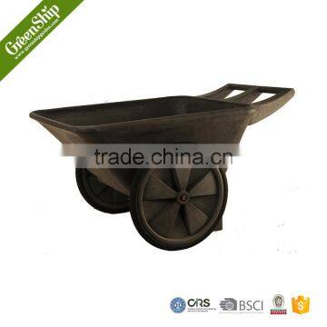 Outdoor Decorative Wheelbarrow For Gardening from Greenship/ 20 years lifetime/ lightweight/ UV protection/ eco-friendly