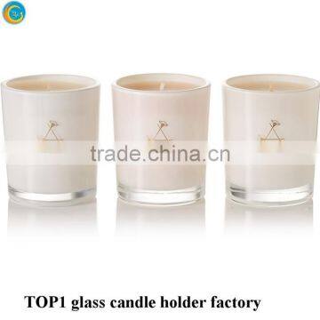 candlestick holders vintage Fresh Air Glass Jar Candles Tin