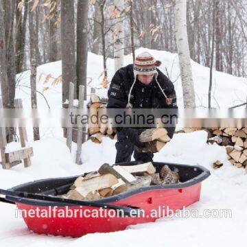 Plastic Heavy Duty Sled in Red Color photo-4