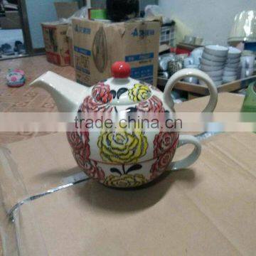 Ceramic Teapot and Cup in One photo-2