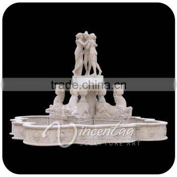 Marble Horse Fountain,stone Block Fountain VLF-N004S photo-2