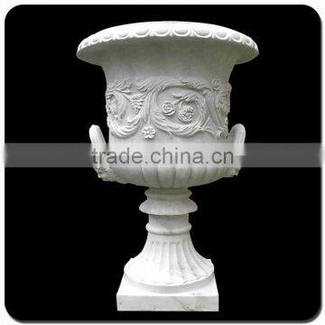 Landscaping Marble Flower Pot Stone Planters Pots photo-3