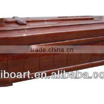 Spain Style Antique Cheap Wooden Coffin photo-4