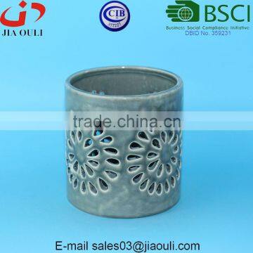 BSCI Audit Factory Home Decor Ceramic Candle Holders, Hurricane Candleholder photo-4