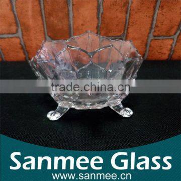 Small Size Leaves Shape Ice Cream Glass Cup photo-3