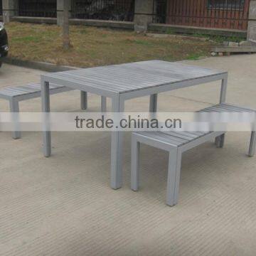 Plastic Wood Material and Aluminum Metal Type Antique Wooden Outdoor Furniture