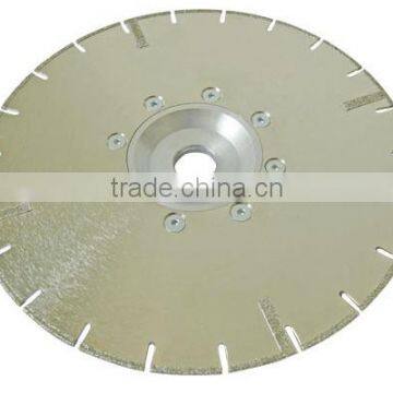 Electroplated diamond saw blades for wood cutting /Electroplated Diamond cutting blade with U slots