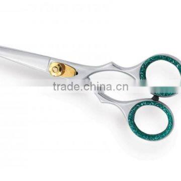 Professional hair cutting scissors shears barber thinning set kit with a black case