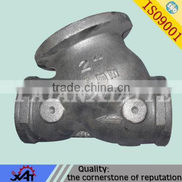 WCB cast steel casting resin sand casting for pipe parts tee joint