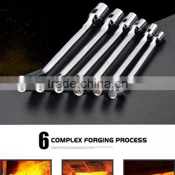Double Socket Wrench Chrome Vandium Steel Spanner Wrench Tool