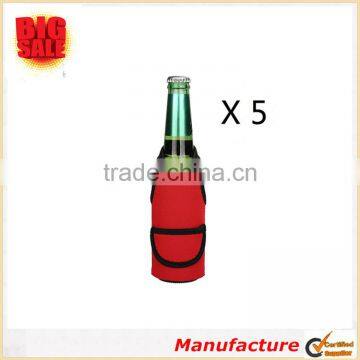 Collapsible Neoprene Beer Bottle Cover/ Holder/ Sleeve/ for Beer 5 Pack Mixed photo-6