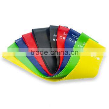 100% Natural Latex 5 Levels Resistance Band Loops photo-2