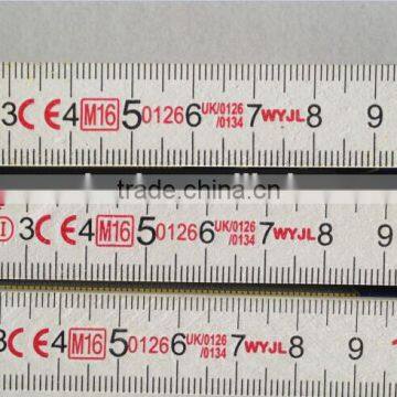 High Quality Brich Wood Ruler Yellow and White Coloer photo-2