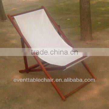 solid wood beach chair and folding chair