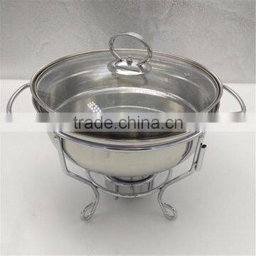 3.5L Mini stainless steel round chafing dish for buffet
