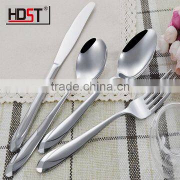 18/8 Luxury Royal Silver Color 4pcs Restaurant Tableware;cutlery Bulk Buy From China photo-4