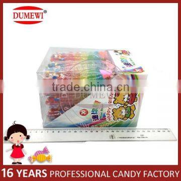 HALAL Colorful Mini Bear Shape Fruit Jelly Lollipop Candy photo-5