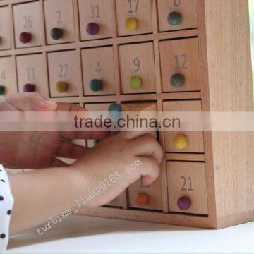 2016 Christmas Advent Calendar Wooden Box photo-3