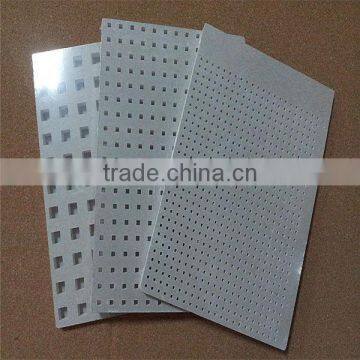 Gypsum Board/2400*1200*9.0mm Non-sound Perforated Gypsum Board /iso And Sgs Approved For Gypsum Board