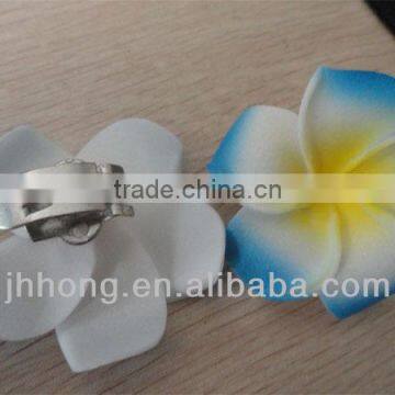 Frangipani shoe clips for the decoration of shoes/clothes/garget accessory