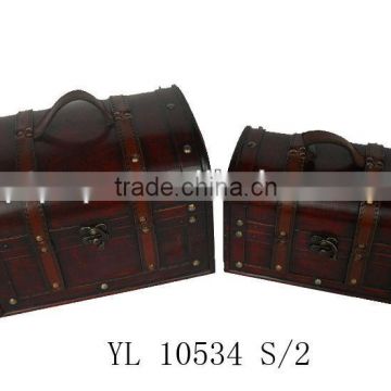 Antique Wood Storage Box YL10534