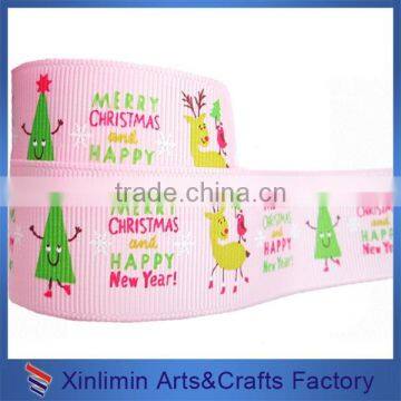Custom New Design Printed Logo Festival Cotton Ribbon for Celebration photo-3