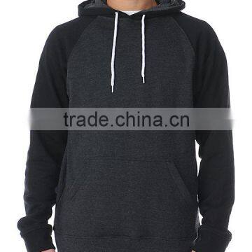 Custom Hooded Raglan Mens Sweatshirt photo-2
