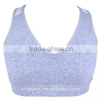 GZY Breathable Comfortable Plain Cheap Wholesale Sports Bra photo-3