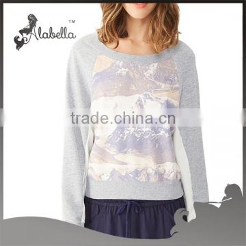 sublimation long sleeves with special pictures for girls