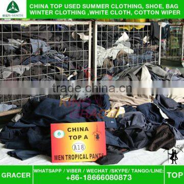 Promotional Stock Recycling In Bales Men Suit Pants Used Clothing Canada Style photo-3